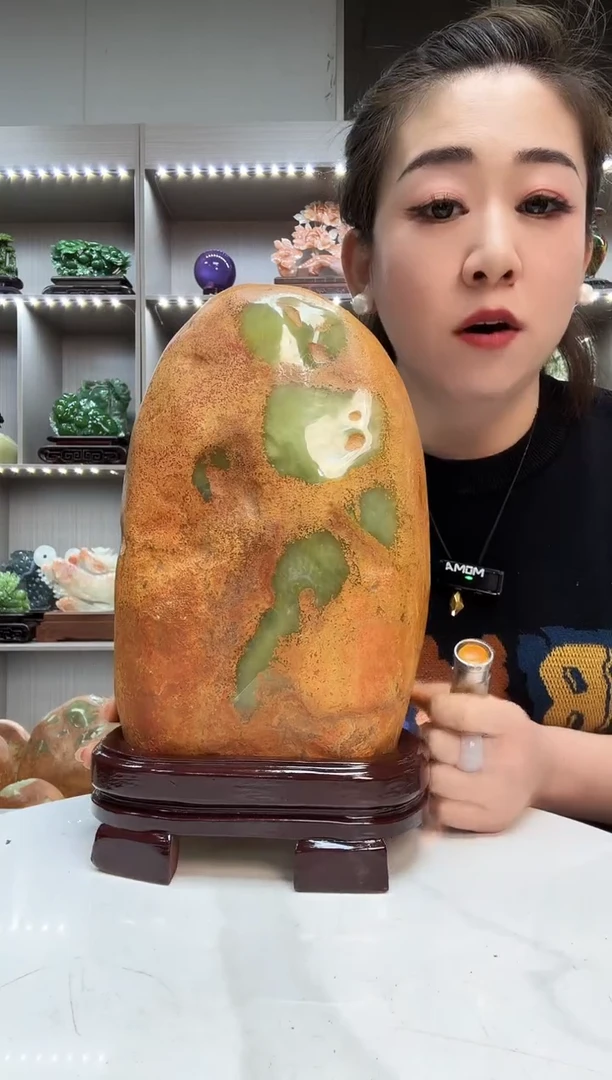 石材天然石材家居摆件办公室客厅玄关高档摆件