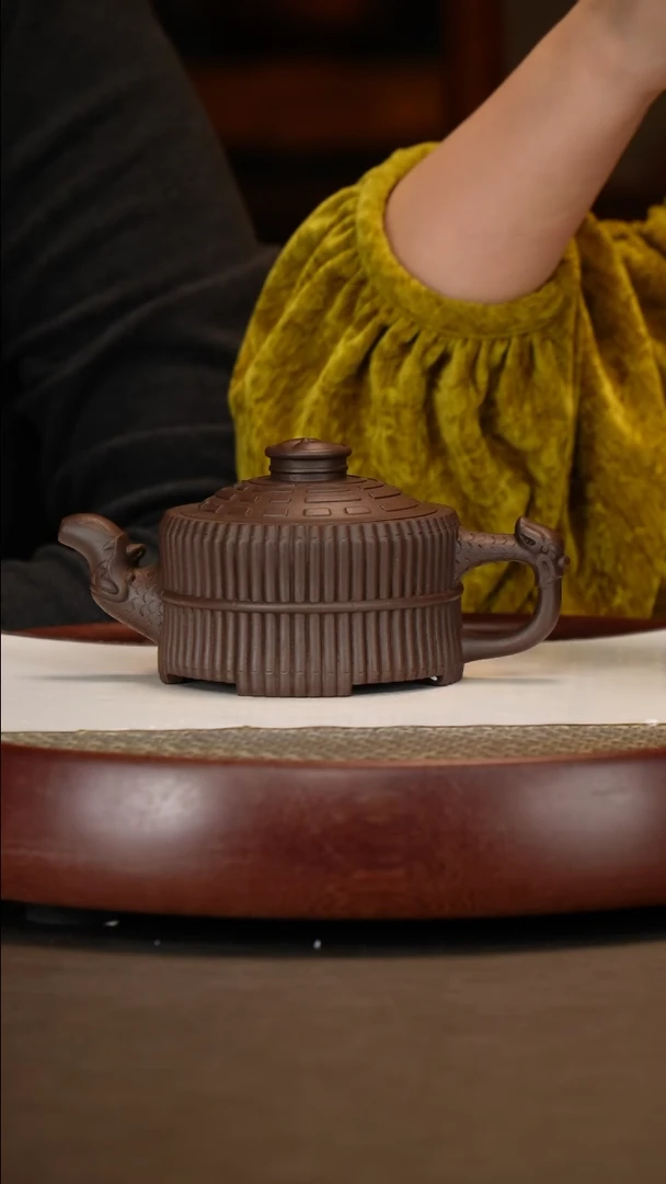 【闪购商品】紫砂茶壶龙头八卦一捆竹260c博古架+十二生肖杯