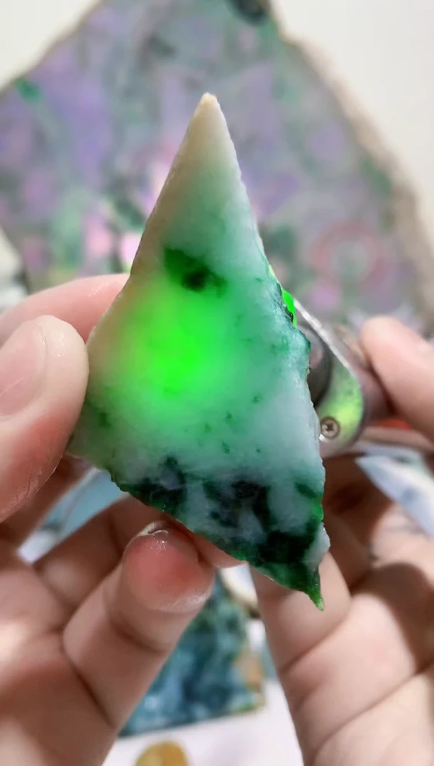 裸石翡翠0蒙0翡翠珠宝313