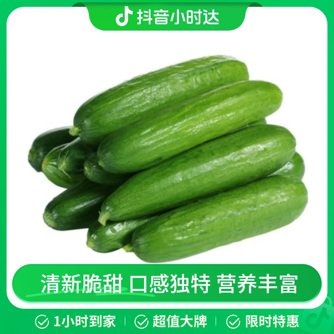 水果黄瓜(500g)黄瓜同城送