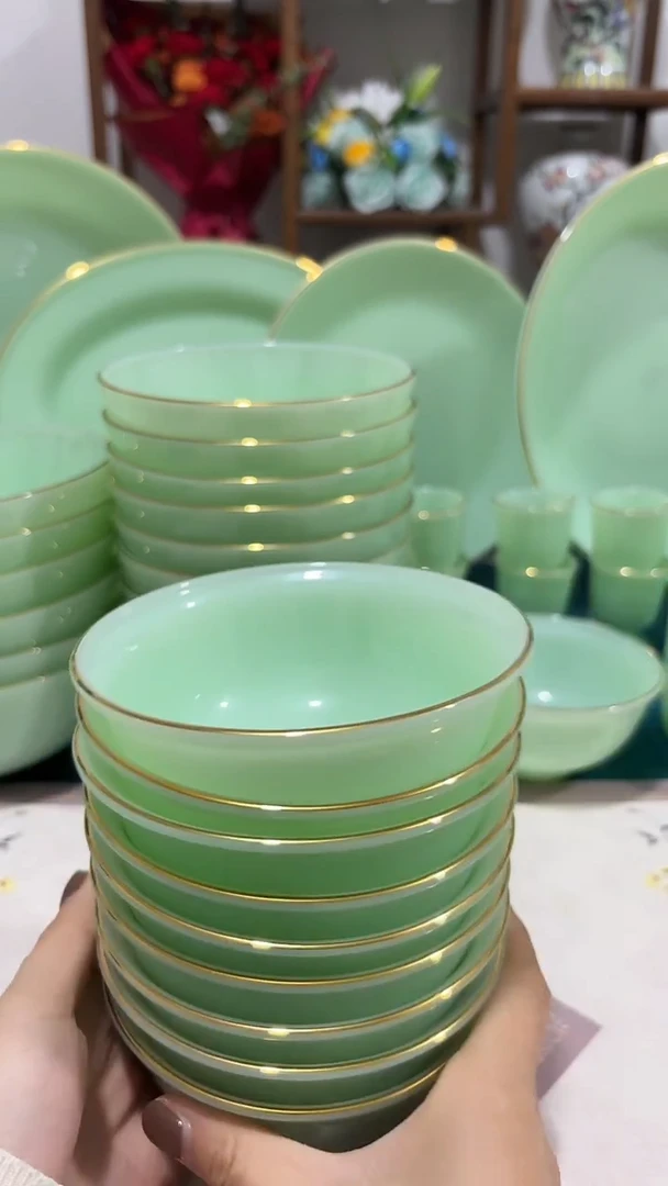 4.5英寸玉瓷碗10个口径11.5厘米