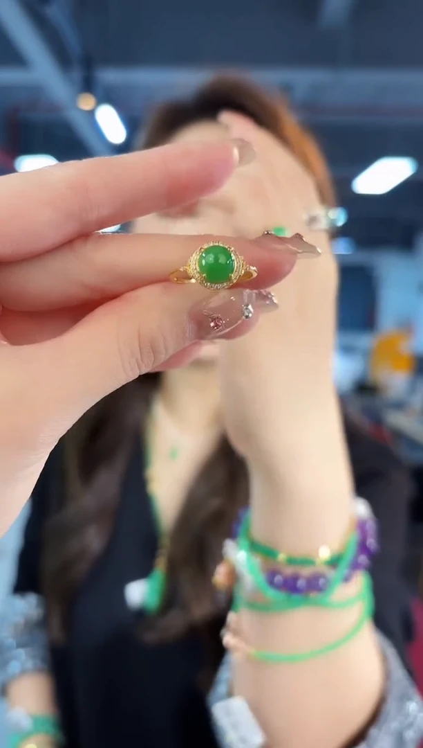 【闪购商品】翡翠戒指未镶嵌缅料A货/支持复检/一件