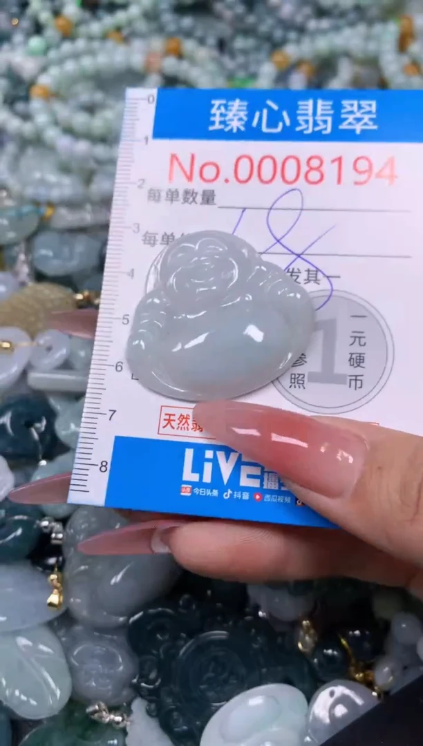 【闪购商品】翡翠颈饰未镶嵌含绳0008194