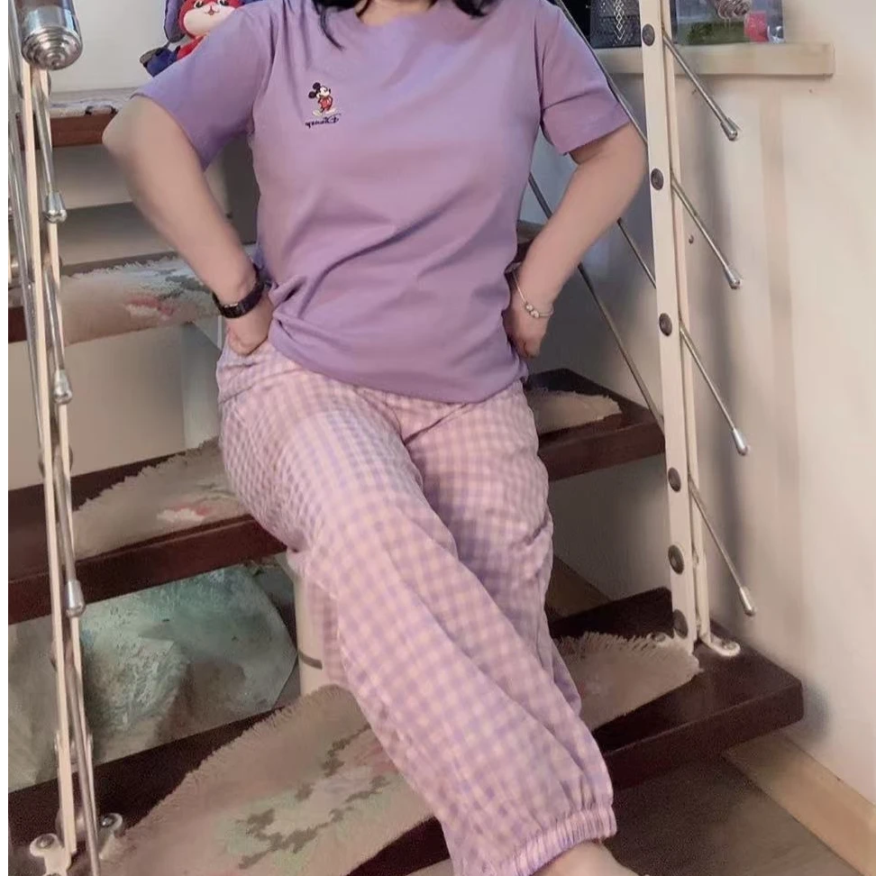 新款糖果米奇宽松显瘦睡衣家居服