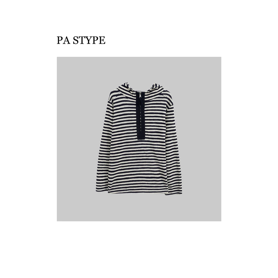 半开拉链帽衫休闲套头T恤KZ6005