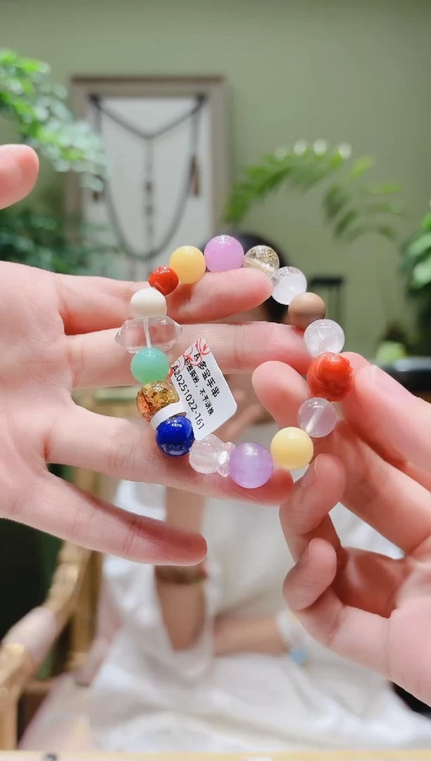 颈饰未镶嵌水晶多宝手串A1022-161