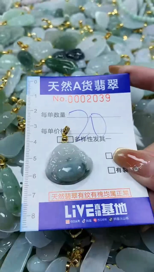 颈饰未镶嵌翡翠天然A货翡翠