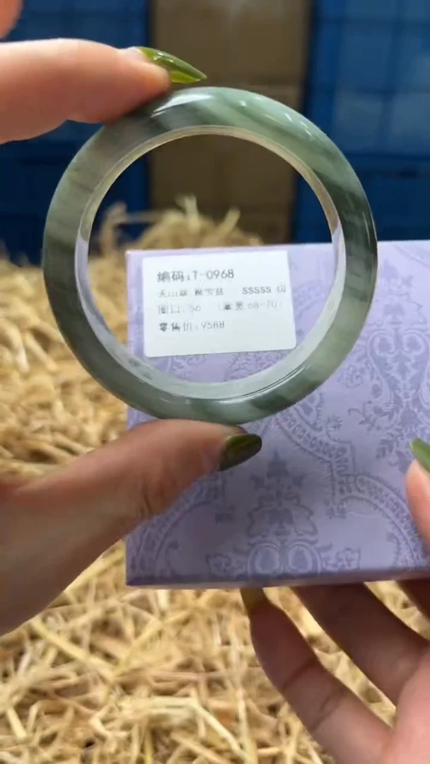 未镶嵌手镯石英质玉T0968
