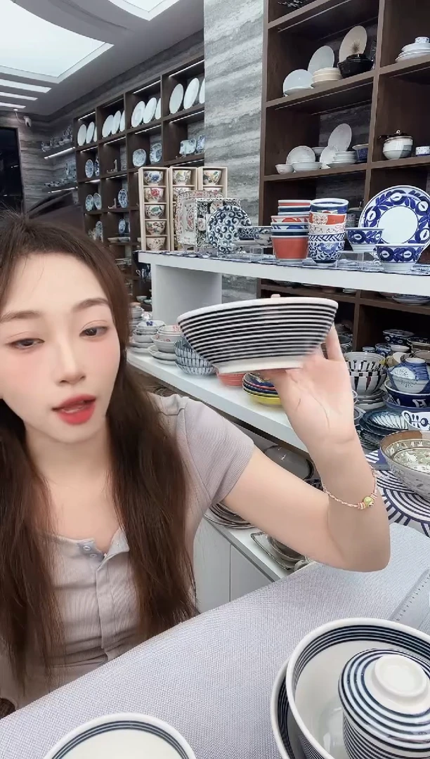 陶蓝驹小钵14cm一支