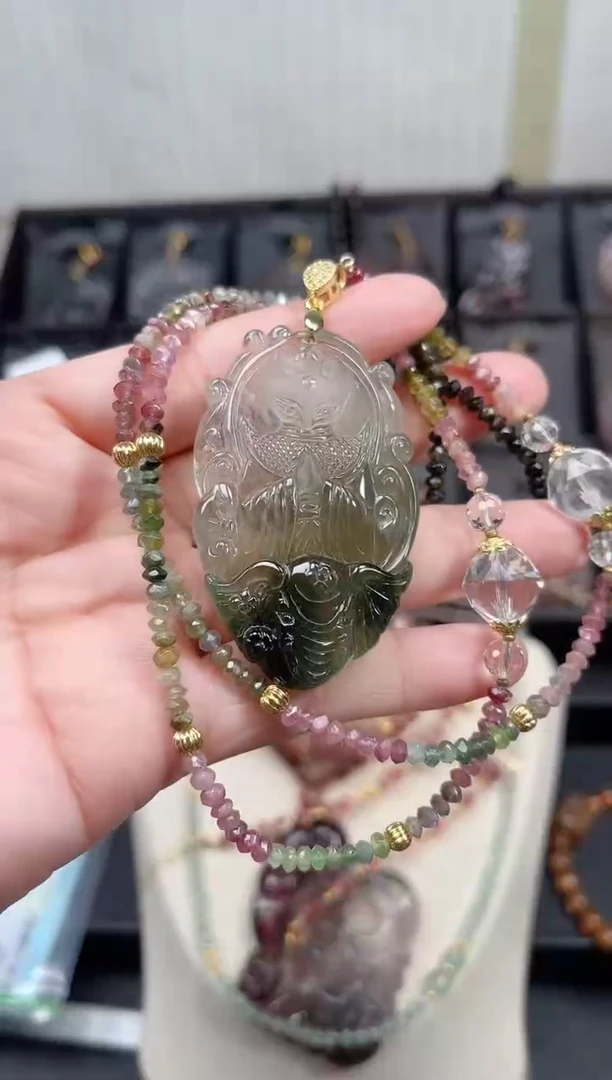 颈饰未镶嵌水晶【百晶灵儿】定制款