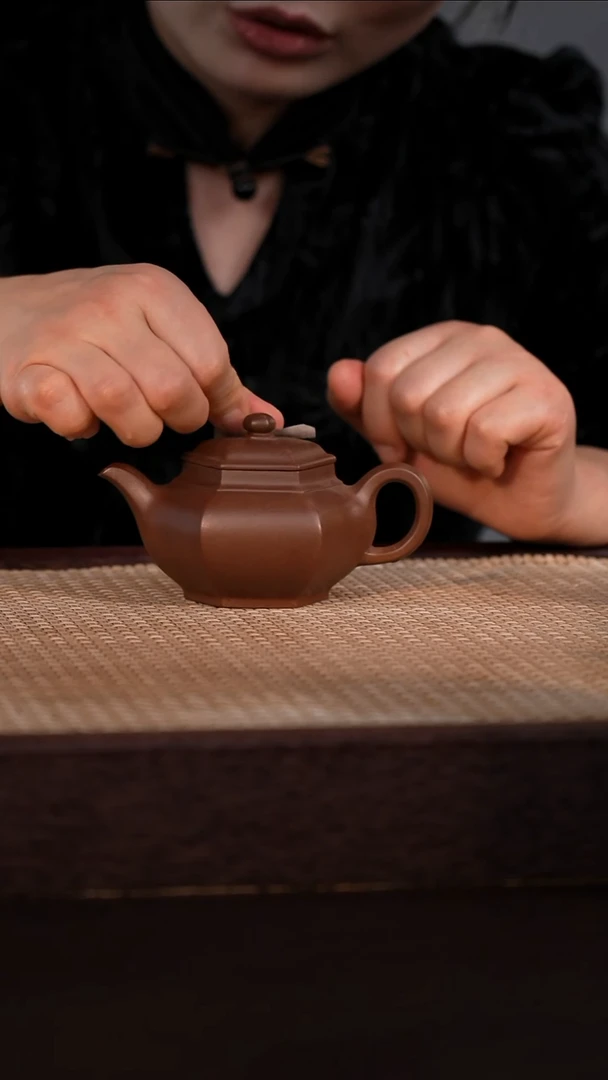 茶壶紫砂紫泥 130cc