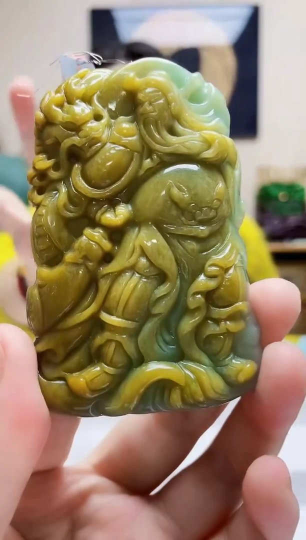 未镶嵌定制翡翠吊坠92