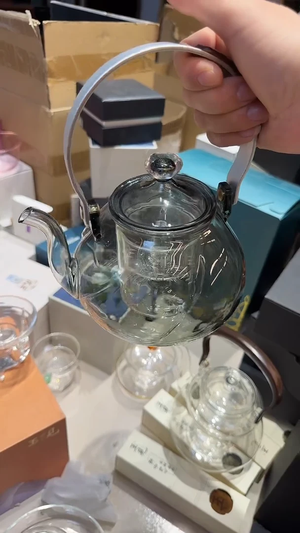 烟灰炫纹蒸煮壶