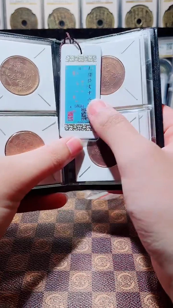 铜A650闻德光绪元宝12枚册(斐鹏)