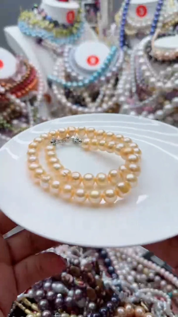 淡水珍珠未镶嵌颈饰1