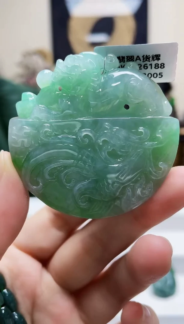 未镶嵌定制翡翠吊坠146