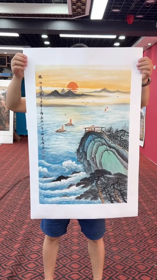 国画绘画山水花鸟