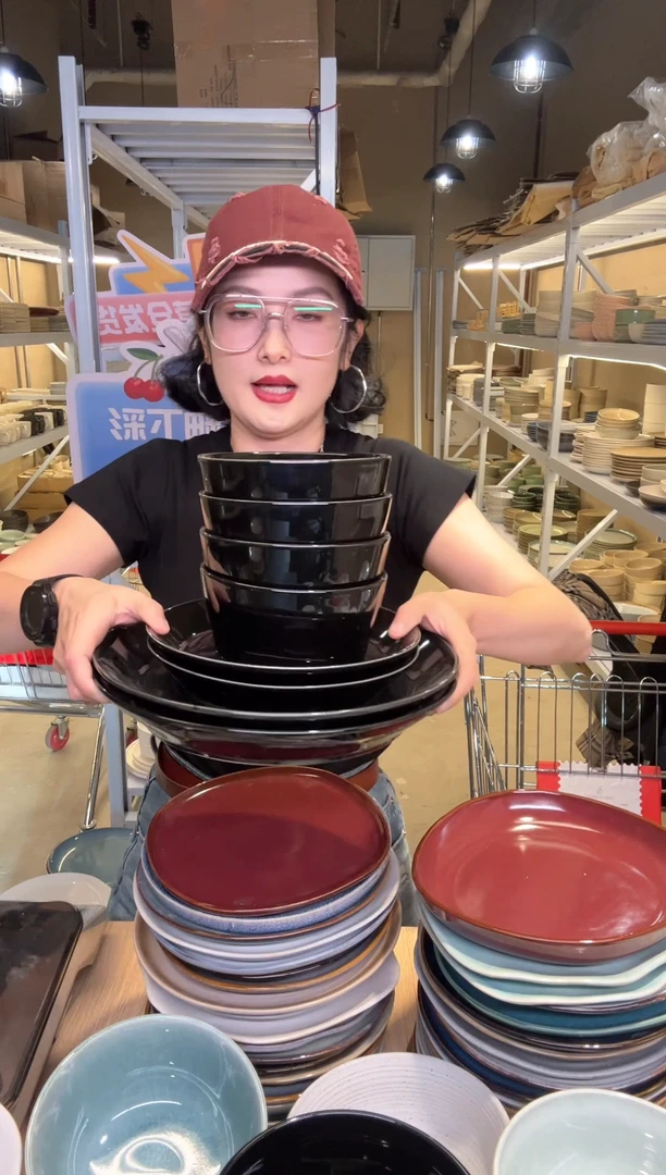 瓷133高温釉下彩陶瓷餐具