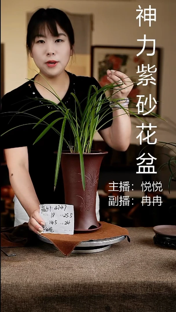 紫砂花盆花卉工艺4747+z