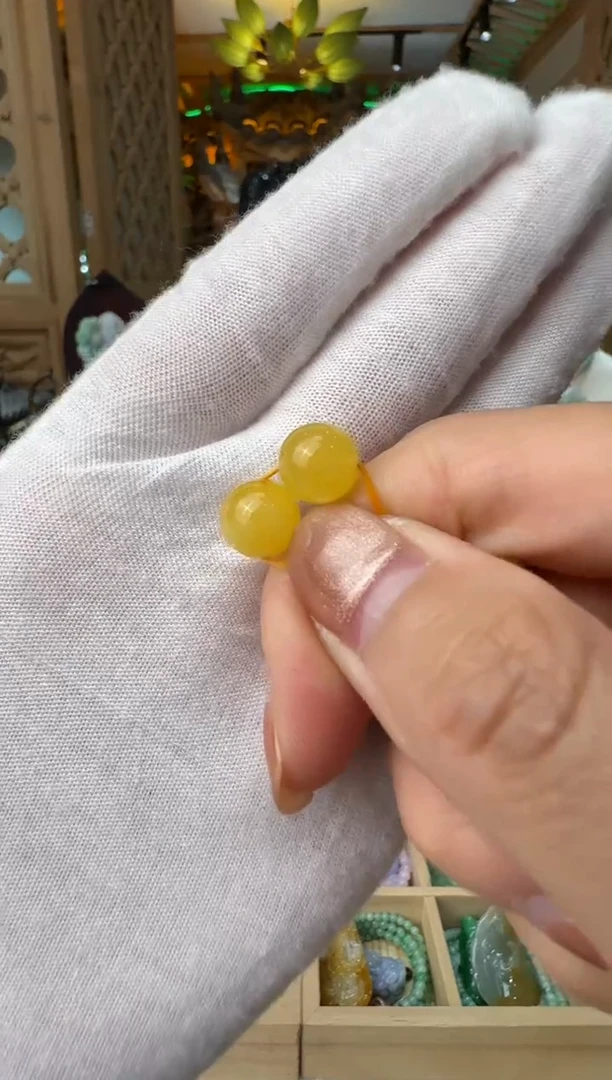 手串蜜蜡未镶嵌蜜  蜡