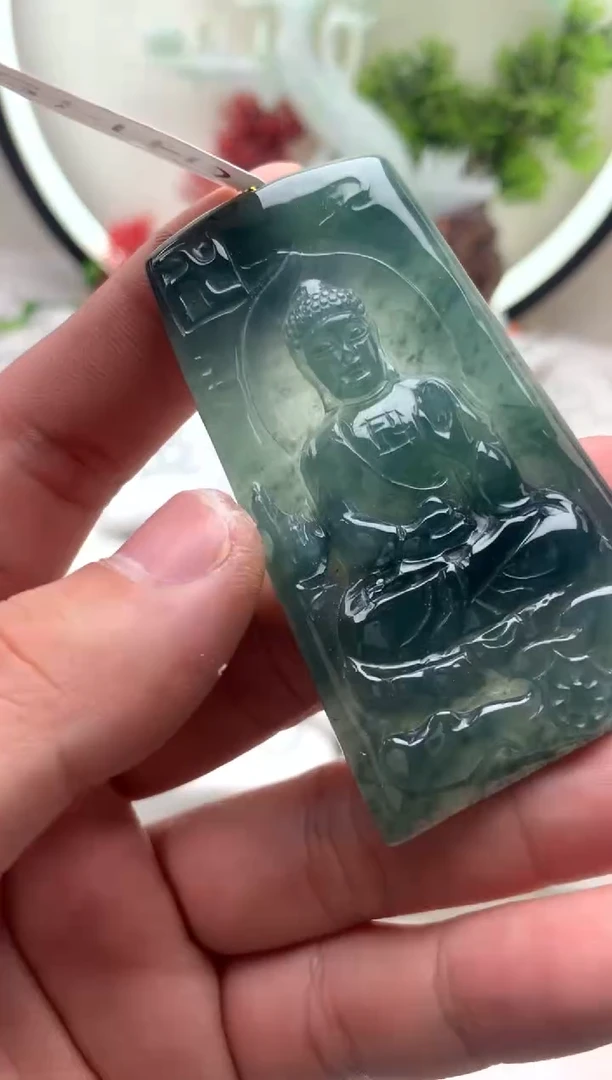 【闪购商品】翡翠颈饰未镶嵌阿弥陀佛