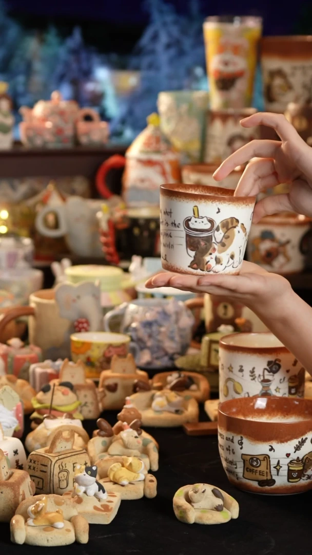 其他陶景德镇釉下彩手绘设计师款陶瓷