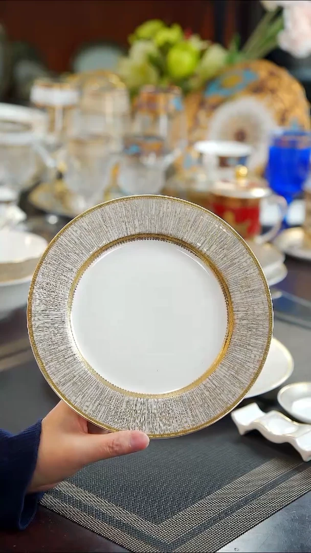 瓷片8英寸平盘 1个