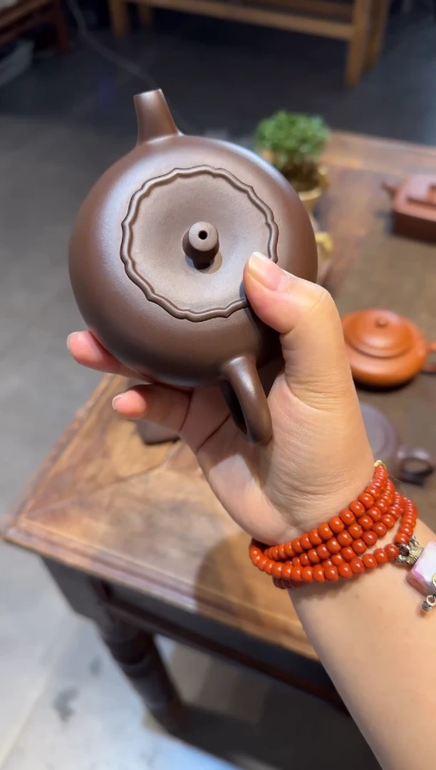 茶壶紫砂一****润柿柿如意