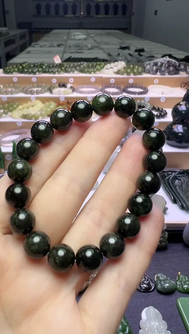 未镶嵌手串和田玉78号链接卡10mm