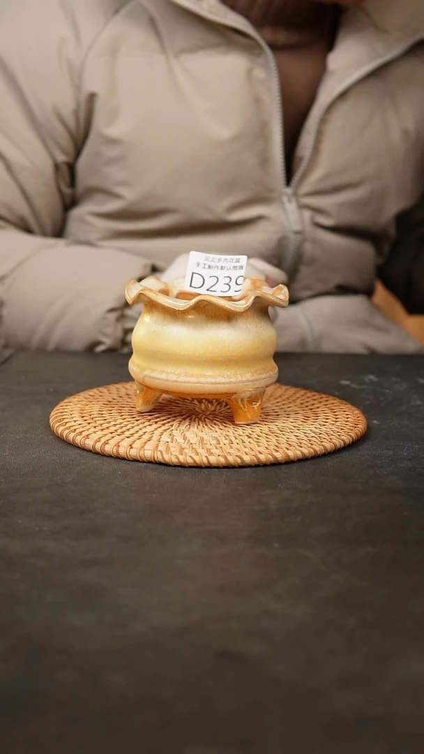 【闪购商品】瓷片泥泥陶瓷花盆