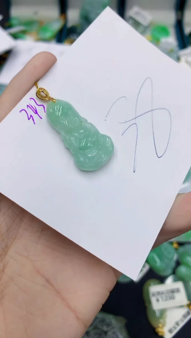 翡翠未镶嵌颈饰11111