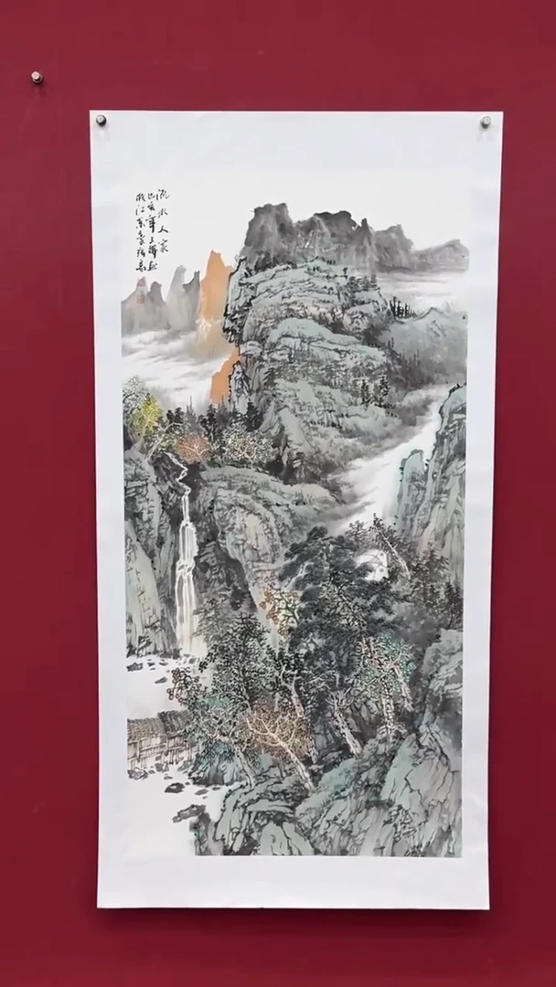 国画国画绘画山水花鸟
