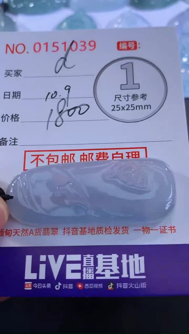 颈饰未镶嵌翡翠d****e！