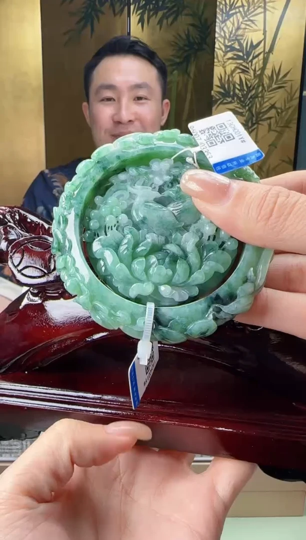 【闪购商品】翡翠摆件未镶嵌MM@@960Q7J03353