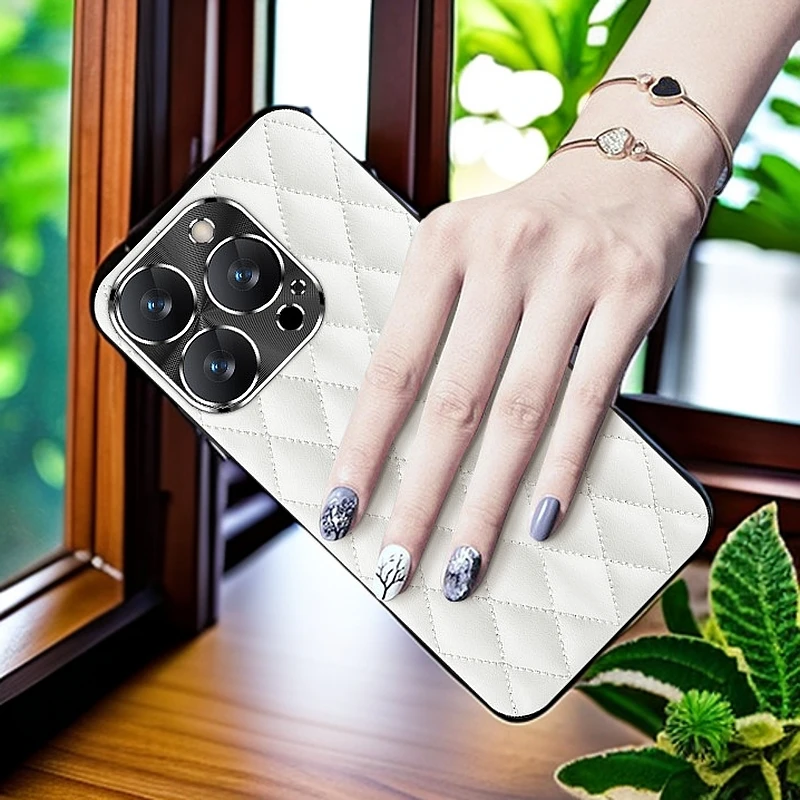 苹果16promax手机壳镜头全包边防摔女款适用iPhone15/14/13 高档