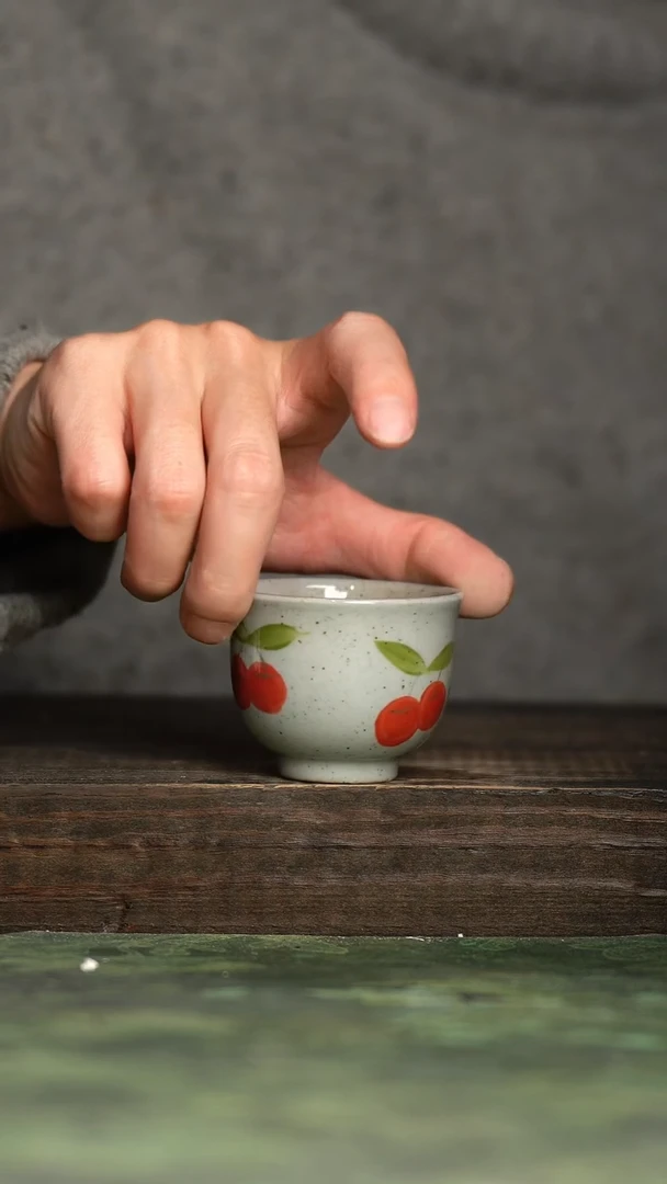 【闪购商品】杯青诗手工手绘瓷器