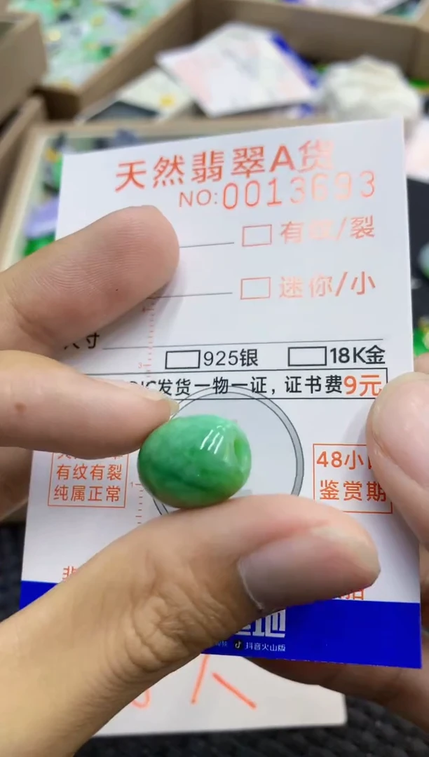 翡翠未镶嵌吊坠(不含链)1