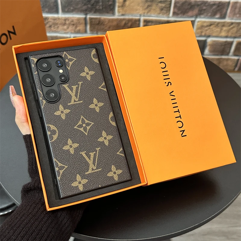 潮牌适用三星galaxys25ultra手机壳新款s24ultra皮质s23u高端s25+