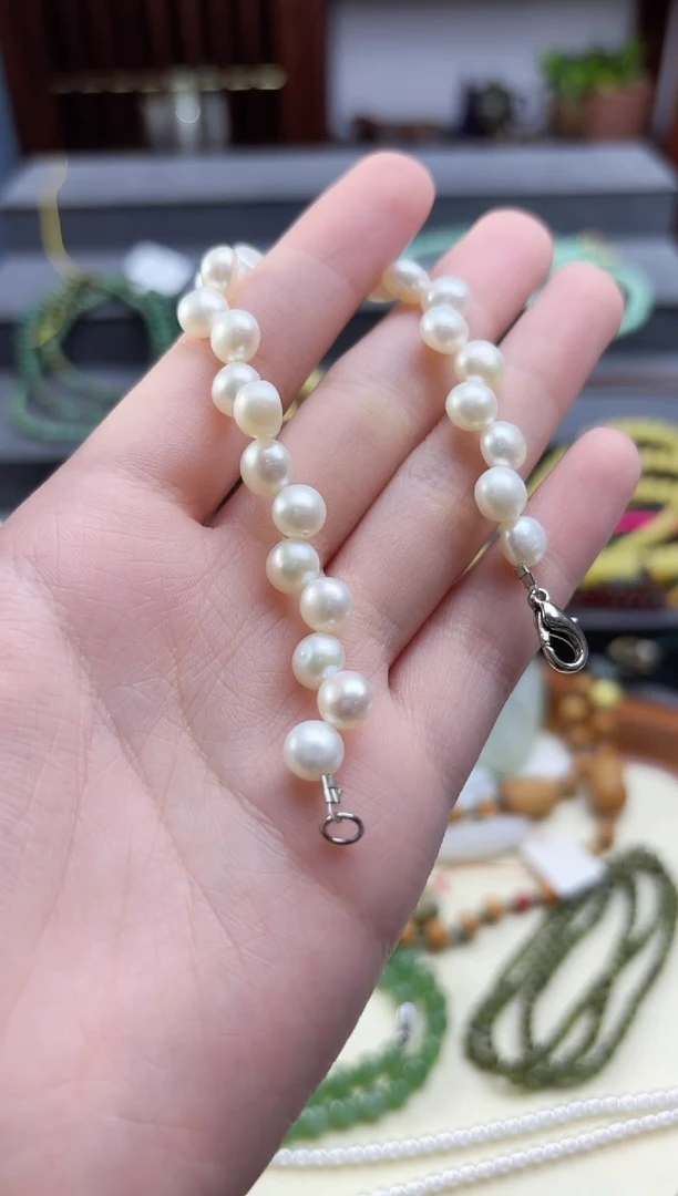 未镶嵌手链淡水珍珠珍珠手链ZD