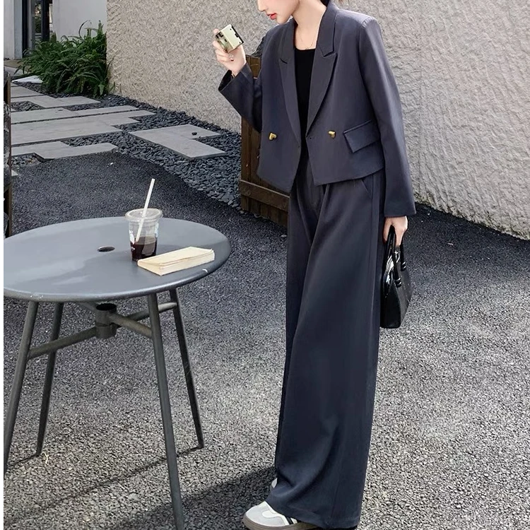 套装西装小香风时尚气质秋冬短外套大衣设计师款秋季短上衣