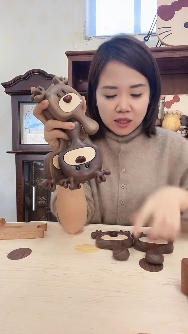 木麋鹿镜子（瑕疵）