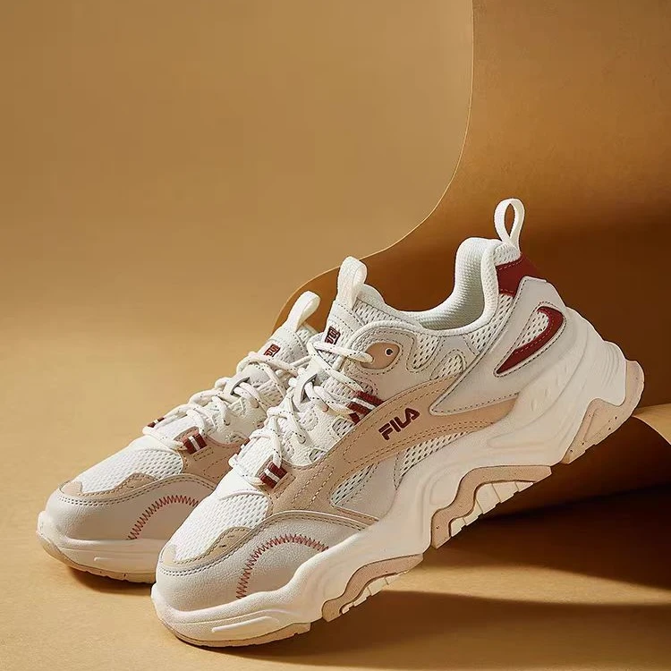 【山丘】FILA斐乐官方女鞋老爹鞋2025秋季新款鞋子休闲鞋轻奢鞋子