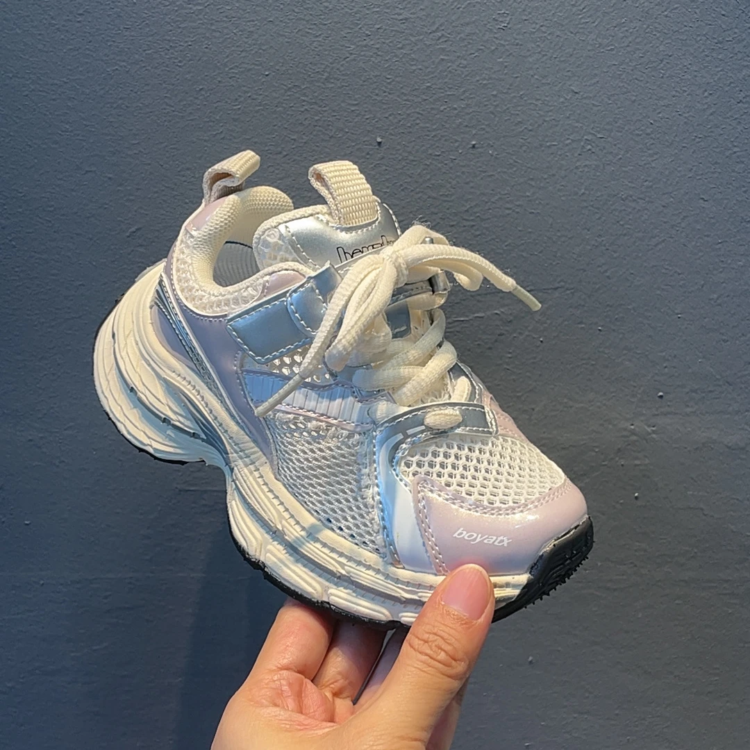 8708~女童网鞋夏季透气鞋子女童童鞋男童老爹鞋单网运动鞋鞋潮鞋