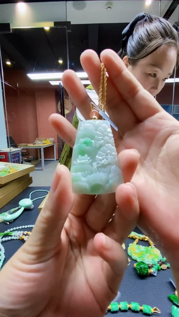 颈饰未镶嵌翡翠翡翠吊坠