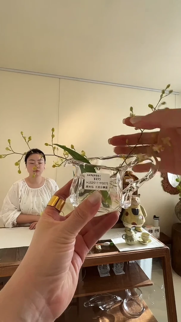 茶道摆件0000原光弘三足分享壶3075