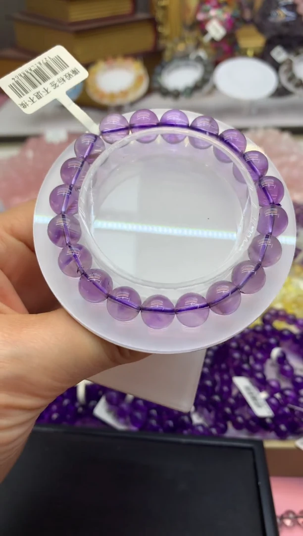 【闪购商品】水晶手串未镶嵌紫水晶9+