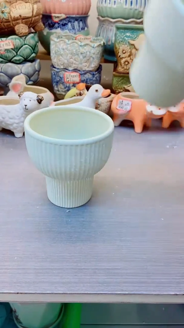 【闪购商品】陶瓷@@B6黄米花园2件套