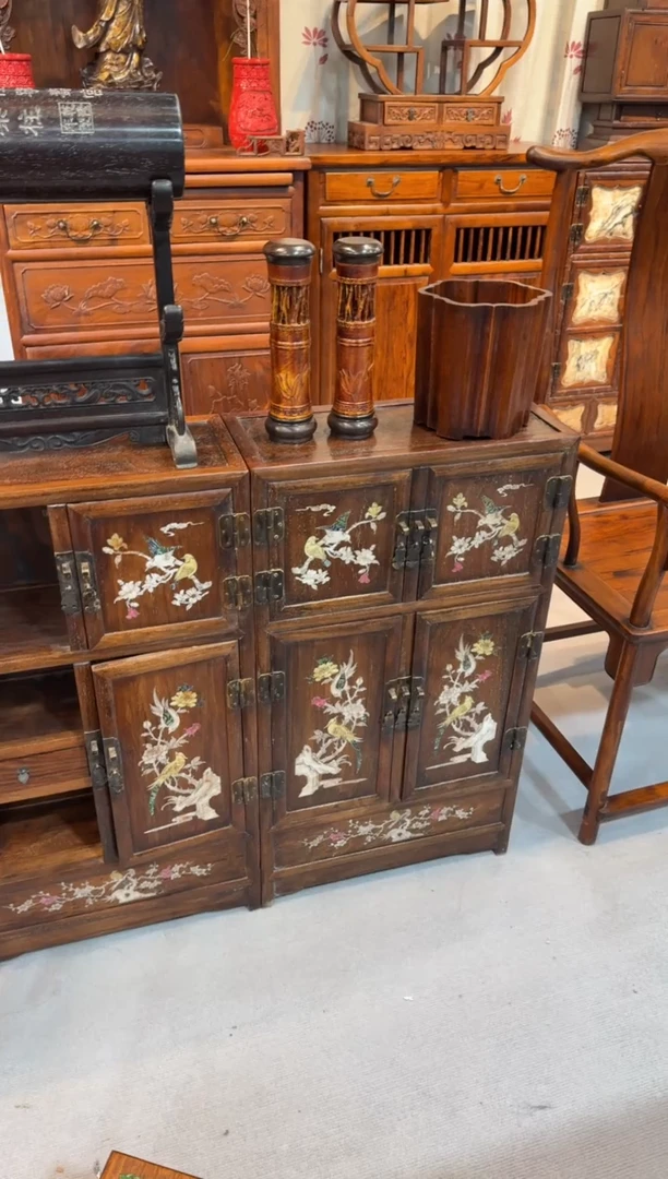 木花梨 小顶箱柜