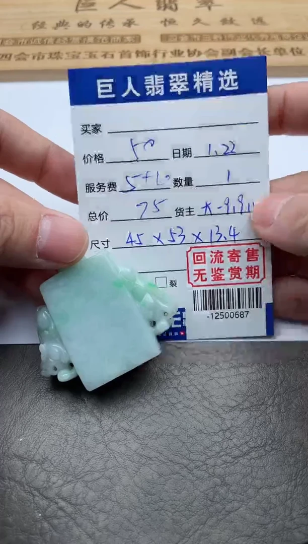 【闪购商品】翡翠颈饰未镶嵌-12500687