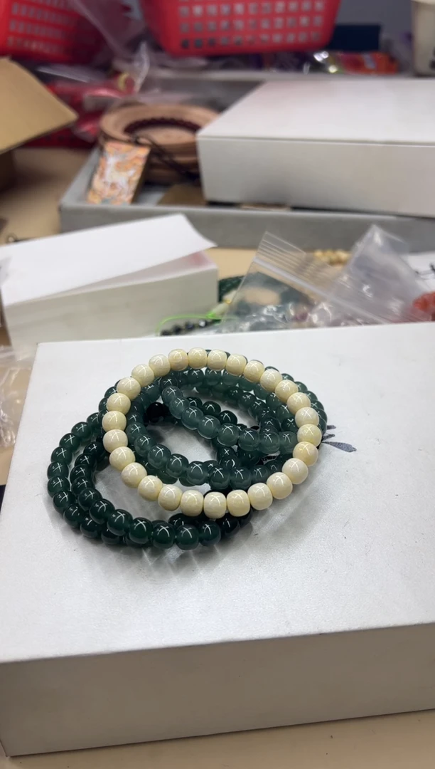 手串白玉菩提小**糖121709 白玉菩提危地马拉单圈